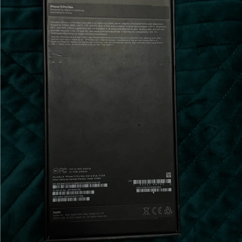 Apple iPhone 13 Pro - Sierra Blue